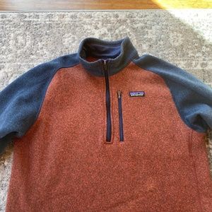 Mens Patagonia Half Zip Pullover Shirt